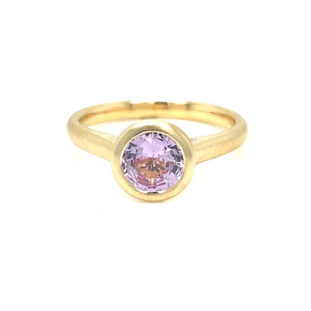 Studio W&H Pink Sapphire Custom Engagement Ring